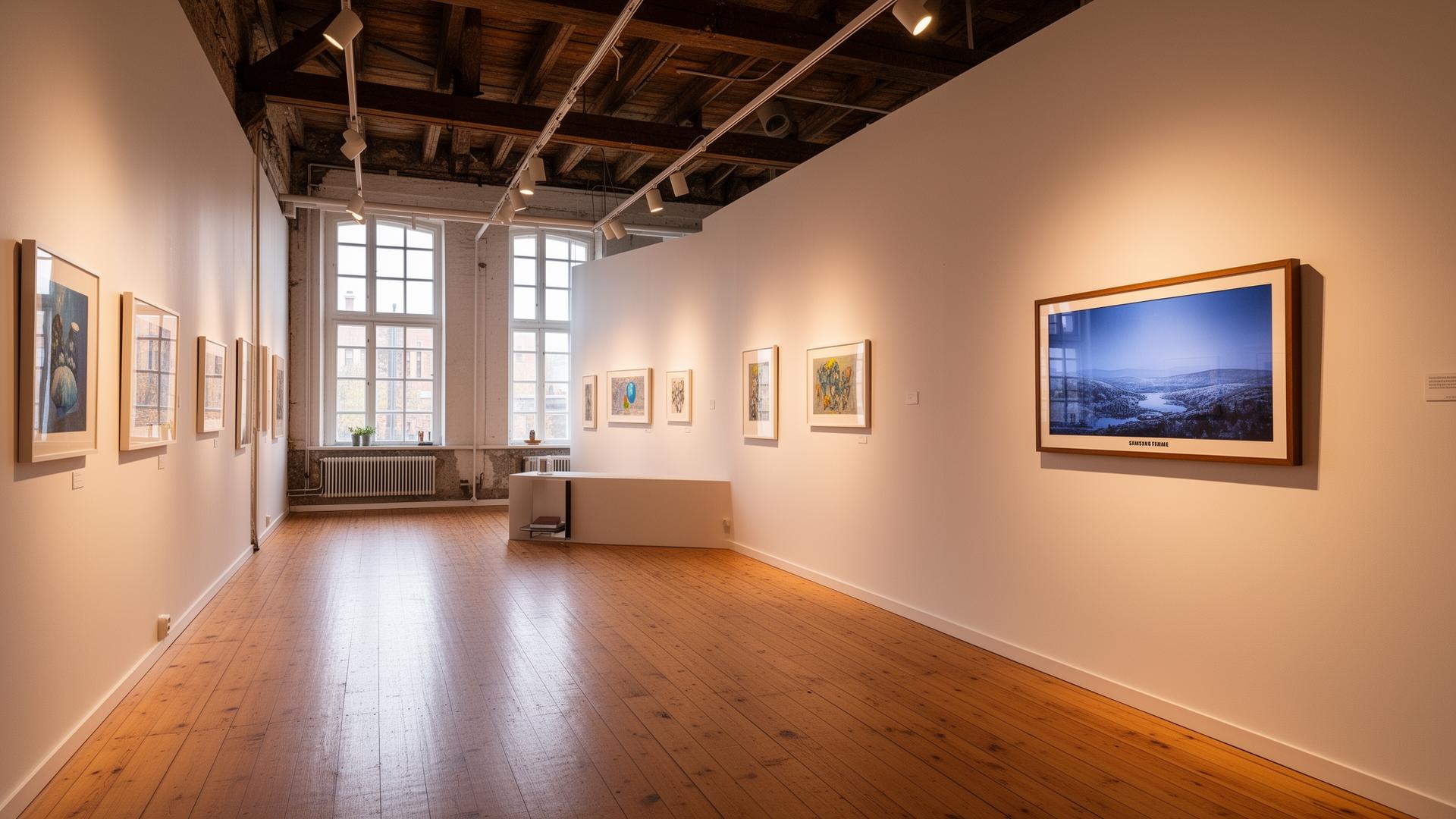 Warrant Art Gallery interior in Hanko, Finland