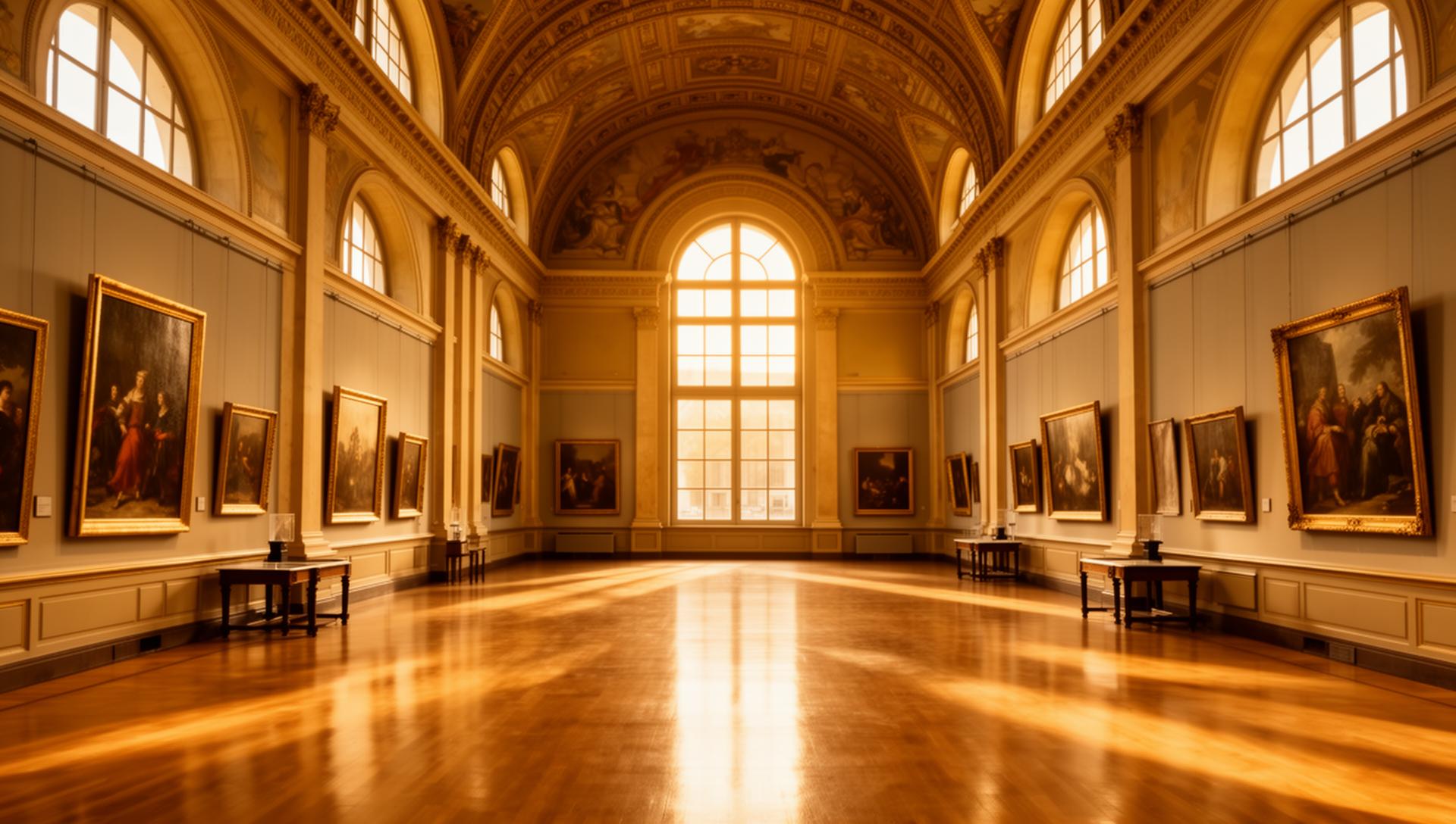 Grand market hall interior