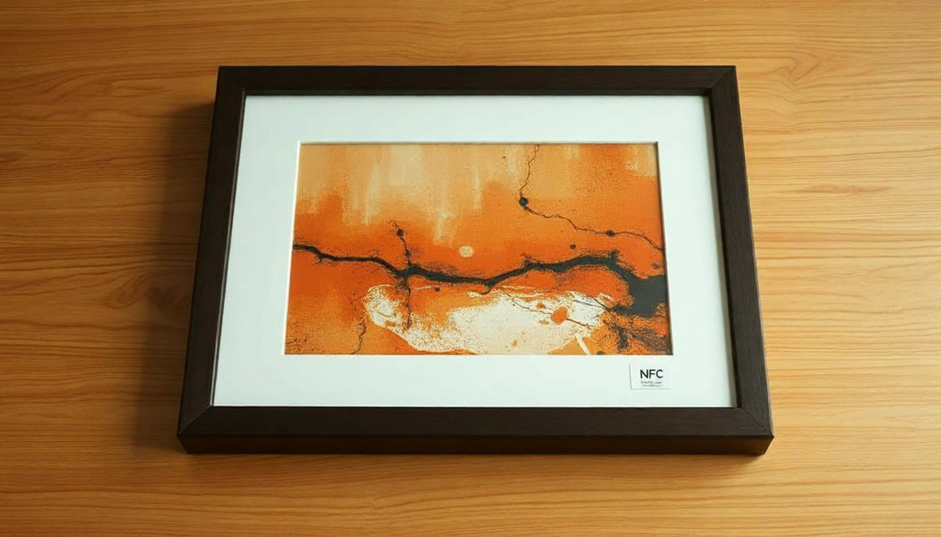 Verified print with NFC authentication